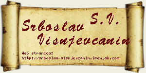 Srboslav Višnjevčanin vizit kartica